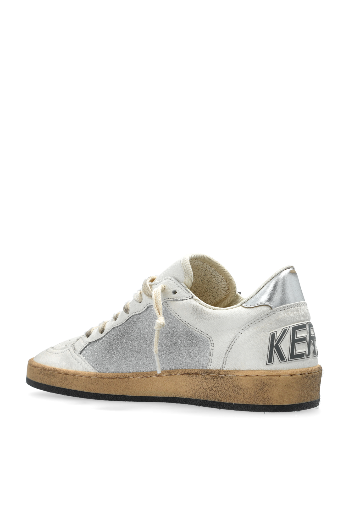 Biały Buty sportowe `Ball Star Double Quarter` Golden Goose